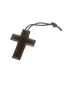 leather saddle cross