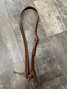 Working  Headstall horse size made from bridle leather and ready for everyday use