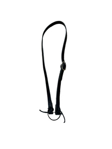 Black Working  Headstall horse size made from bridle leather and ready for everyday use