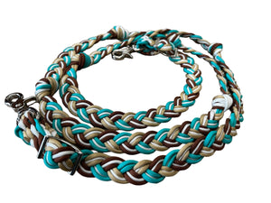 Barrel Reins, wide 1” reins with grip knots...You choose color and length