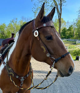 Sunflower Barrel Reins, Round with grip knots...You choose color and length.