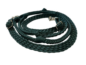 6' Barrel Reins, Round with grip knots (very short or pony  length)
