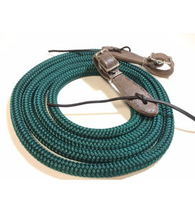 Yacht rope reins with buckle slobber straps 10'