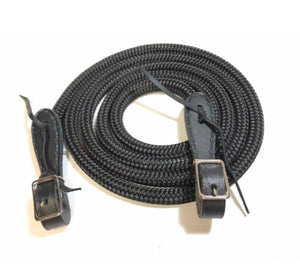 Yacht rope reins with buckle slobber straps 8'