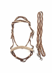 complete bitless bridle side pull hackamore with reins ....pony, Cob, Horse. or Draft horse size
