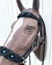 complete Bitless bridle side pull hackamore in my beaded  style