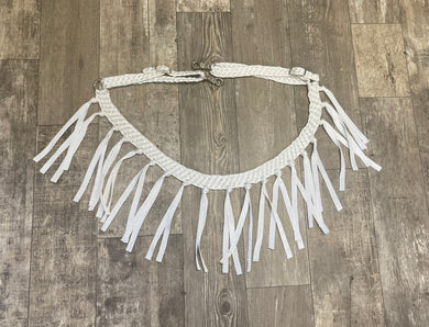 Mule tape horse tripping collar white