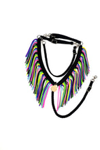 fringe breast collar neon with a wither strap