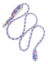 Fancy braided split reins pastel colors with beading....beautiful yet practical