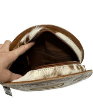 Myra Bag Canteen Style Crossbody Hand Tooled Serena Wallet Bag. NEW
