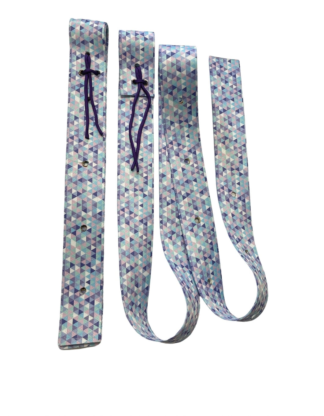 Pastel mosaic  cinch strap set