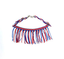 Pony Tripping collar red white and blue