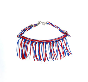 Pony Tripping collar red white and blue
