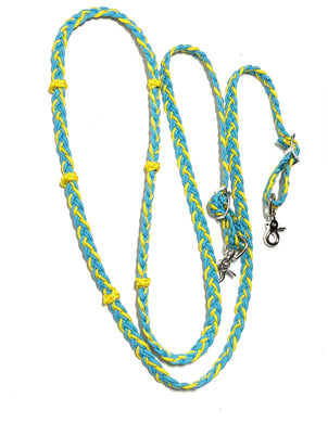 SALE 9’ barrel reins with moveable grip knots 1/2”