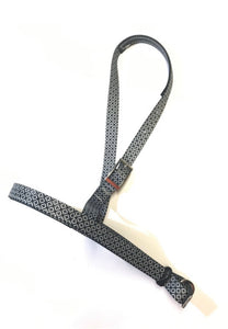 SALE nylon black and white  tie down noseband