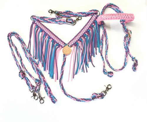Pony Set-Pink,turquoise,lilac