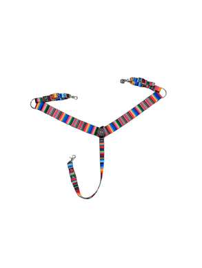 Serape  breast collar nylon horse size