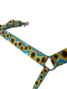 Sunflower  breast collar nylon horse size