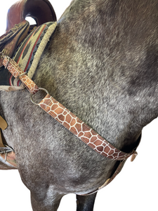 Giraffe breast collar nylon horse size